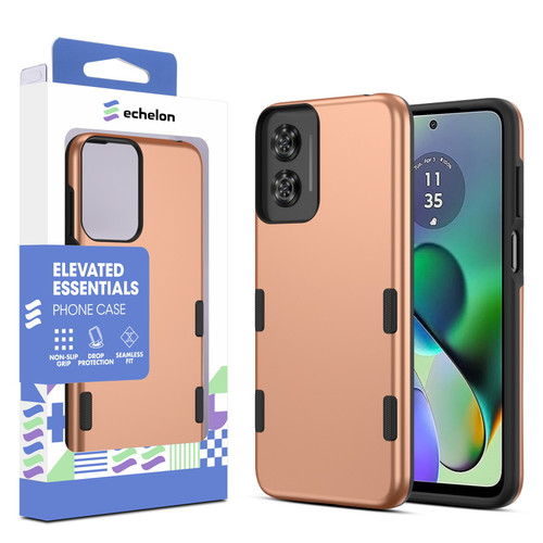Echelon Bravo Series Case for Motorola Moto G Play 4G (2024) - Rose Gold